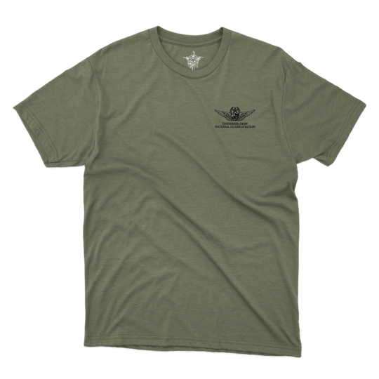 2026tnarngaviationbanquet_Print Apparel Mockups_tee_heathermilitarygreen_front.png
