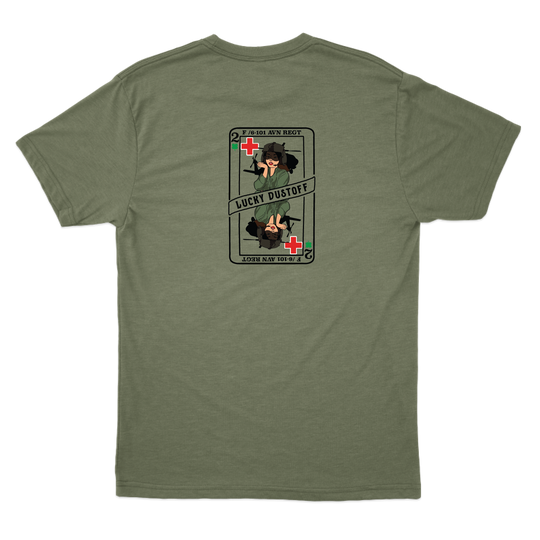2 FSMP, F Co, 6-101 AVN Lucky Dustoff T-Shirts