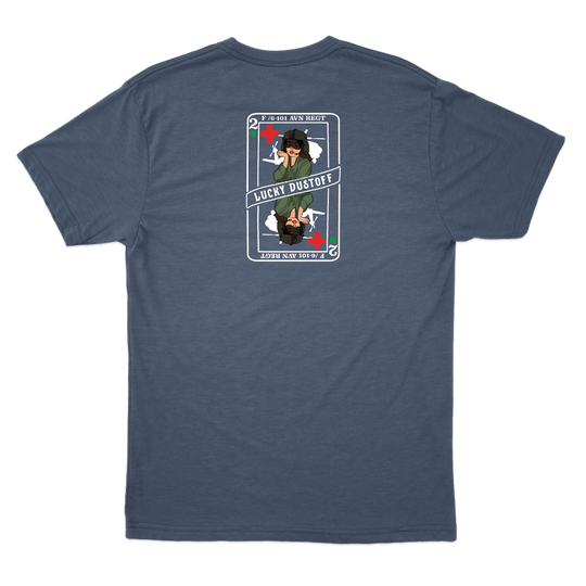 2 FSMP, F Co, 6-101 AVN Lucky Dustoff T-Shirts