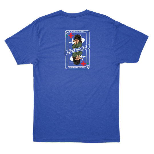 2 FSMP, F Co, 6-101 AVN Lucky Dustoff T-Shirts