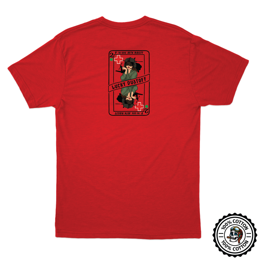 2 FSMP, F Co, 6-101 AVN Lucky Dustoff T-Shirts