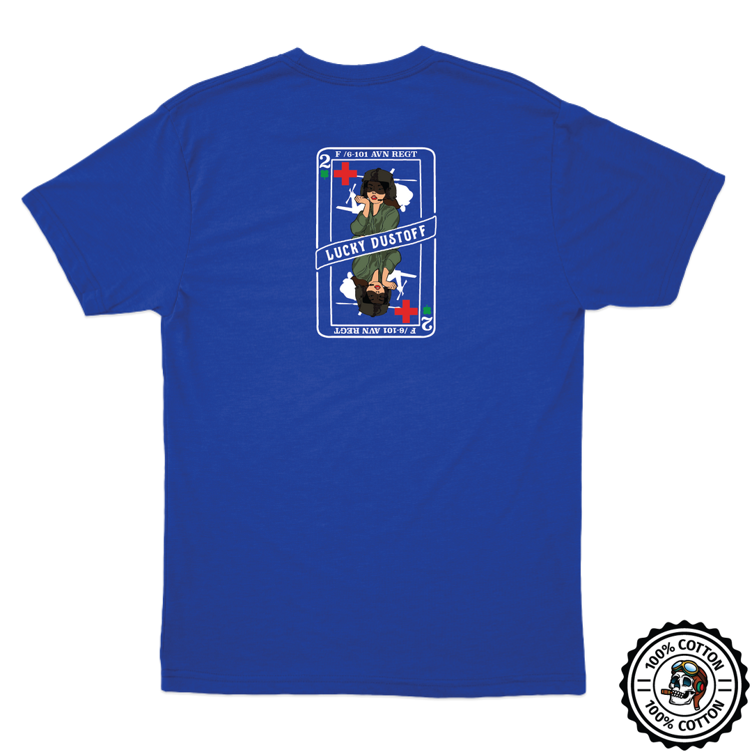 2 FSMP, F Co, 6-101 AVN Lucky Dustoff T-Shirts