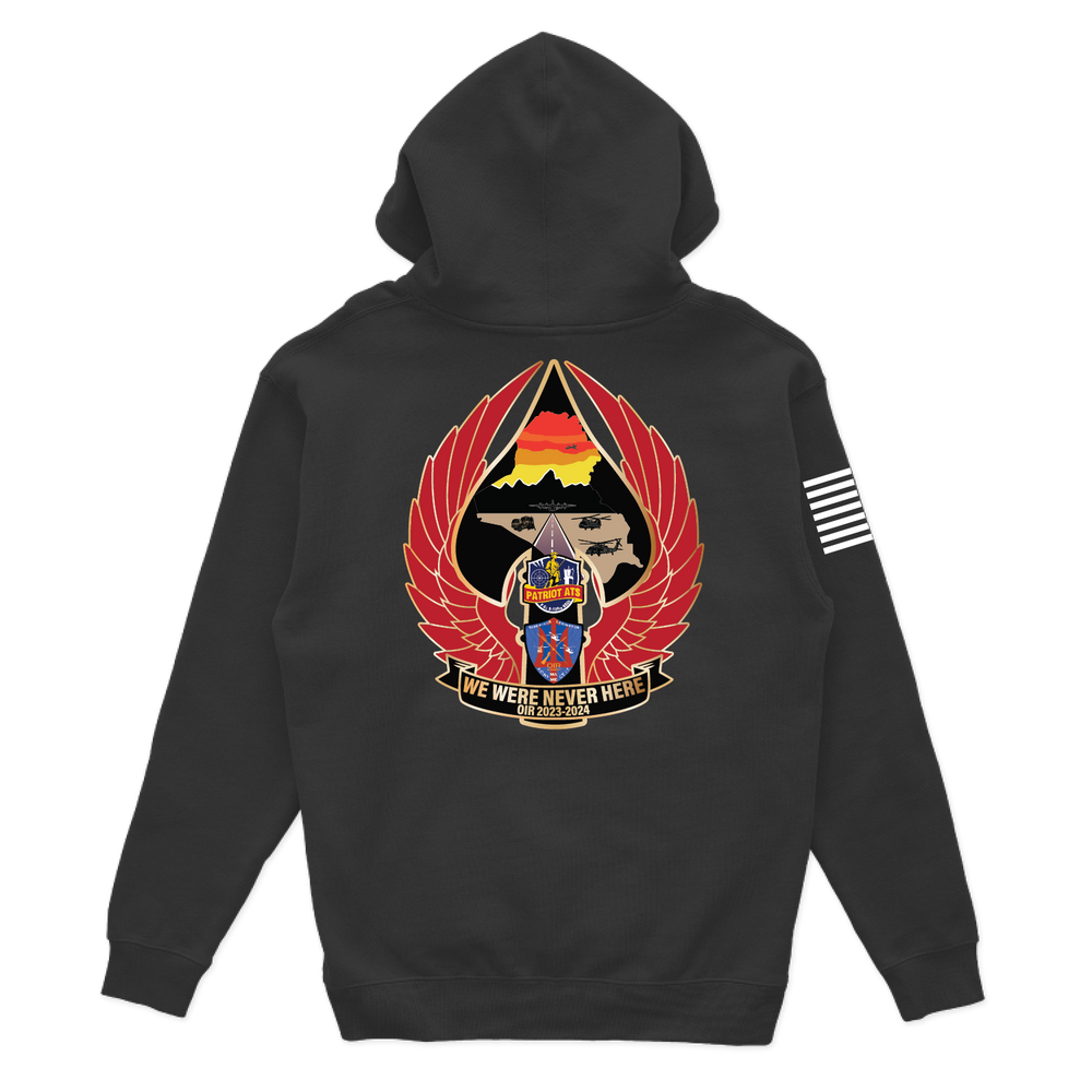 F Co, 3-126th AVN OIR 23-34 W/ Flag Hoodies