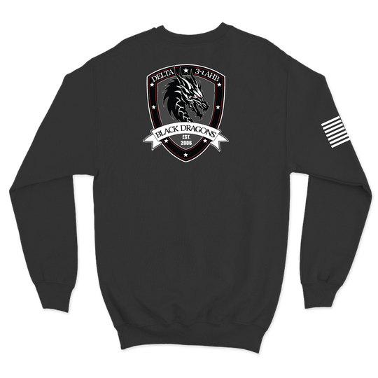 D Co, 3-1 AHB "Black Dragons" V2 Crewneck Sweatshirt