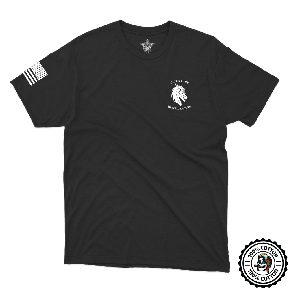 D Co, 3-1 AHB "Black Dragons" V2 T-Shirts
