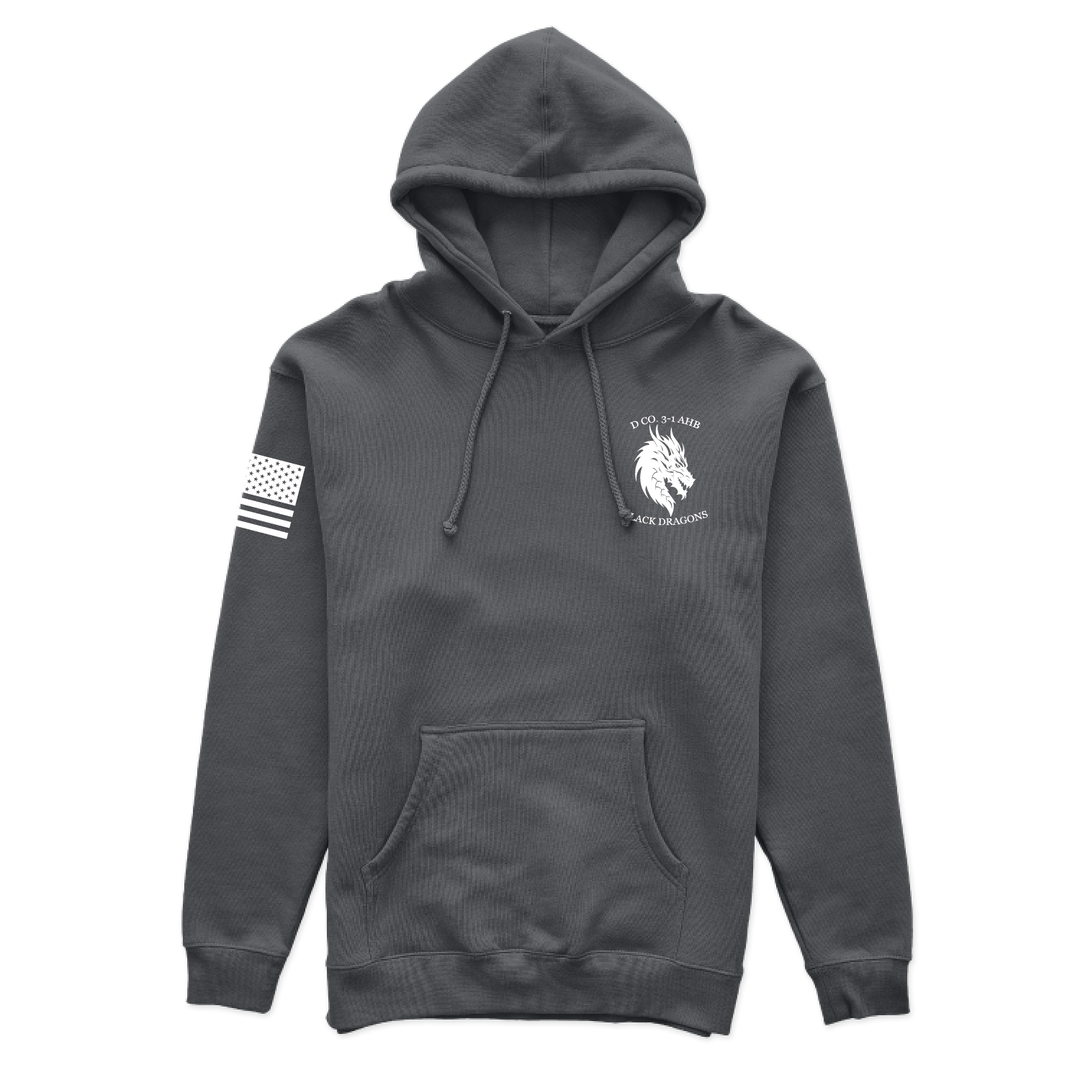 D Co, 3-1 AHB "Black Dragons" V2 Hoodies
