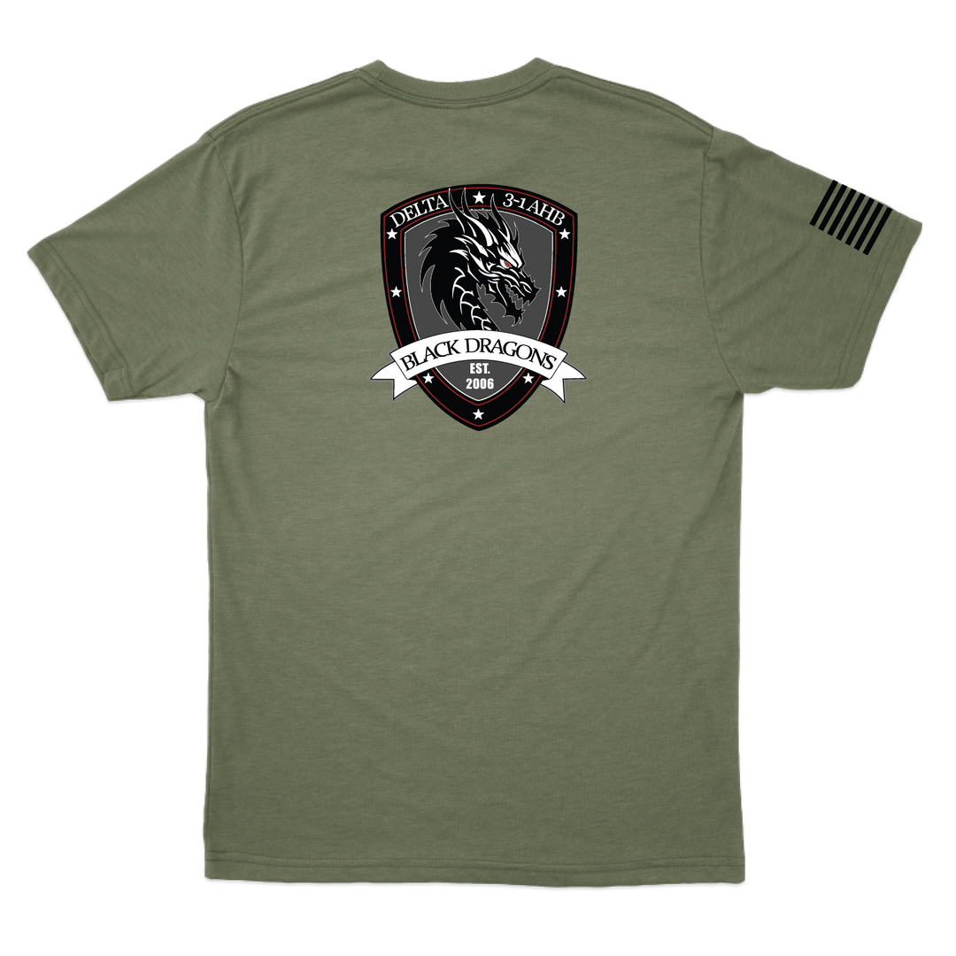 D Co, 3-1 AHB "Black Dragons" V2 T-Shirts