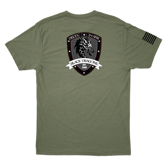 D Co, 3-1 AHB "Black Dragons" V2 T-Shirts