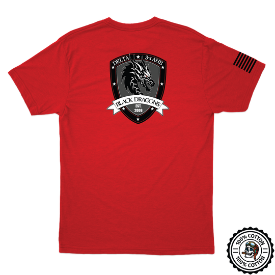 D Co, 3-1 AHB "Black Dragons" V2 T-Shirts
