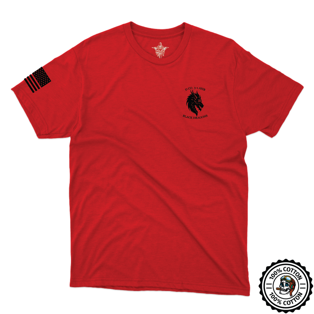 D Co, 3-1 AHB "Black Dragons" V2 T-Shirts