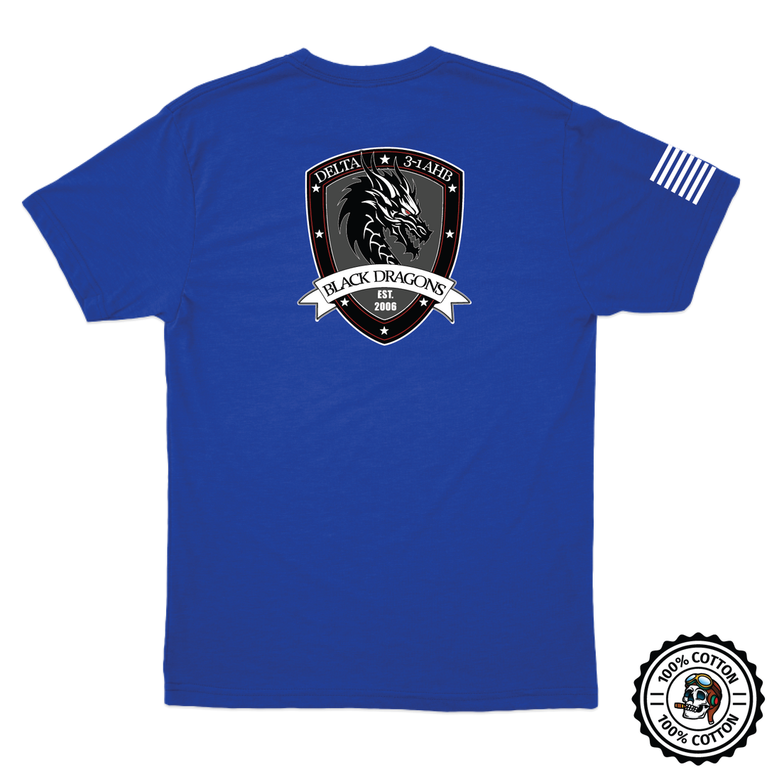 D Co, 3-1 AHB "Black Dragons" V2 T-Shirts