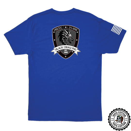 D Co, 3-1 AHB "Black Dragons" V2 T-Shirts