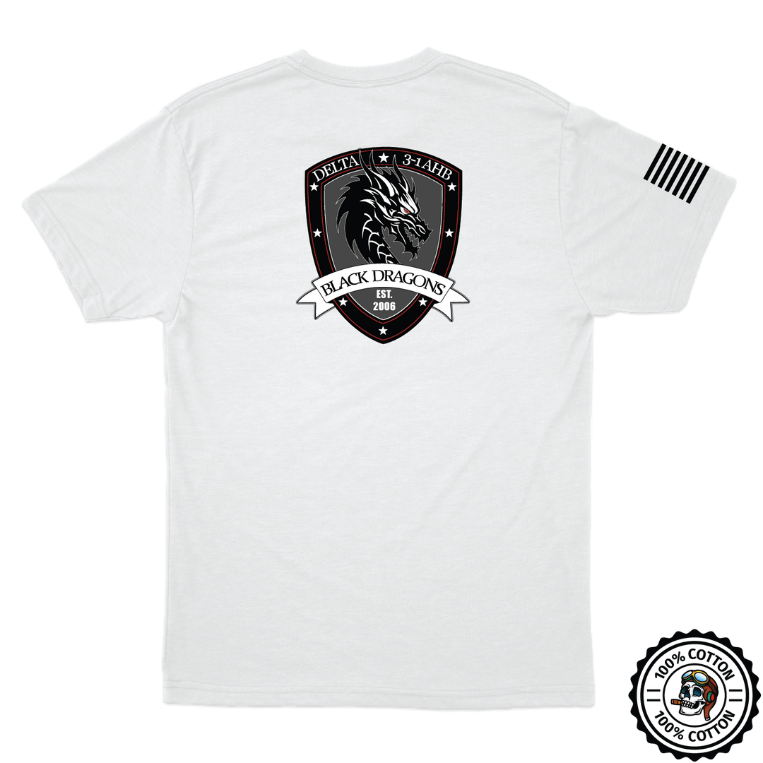 D Co, 3-1 AHB "Black Dragons" V2 T-Shirts