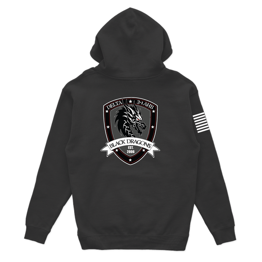 D Co, 3-1 AHB "Black Dragons" Hoodies