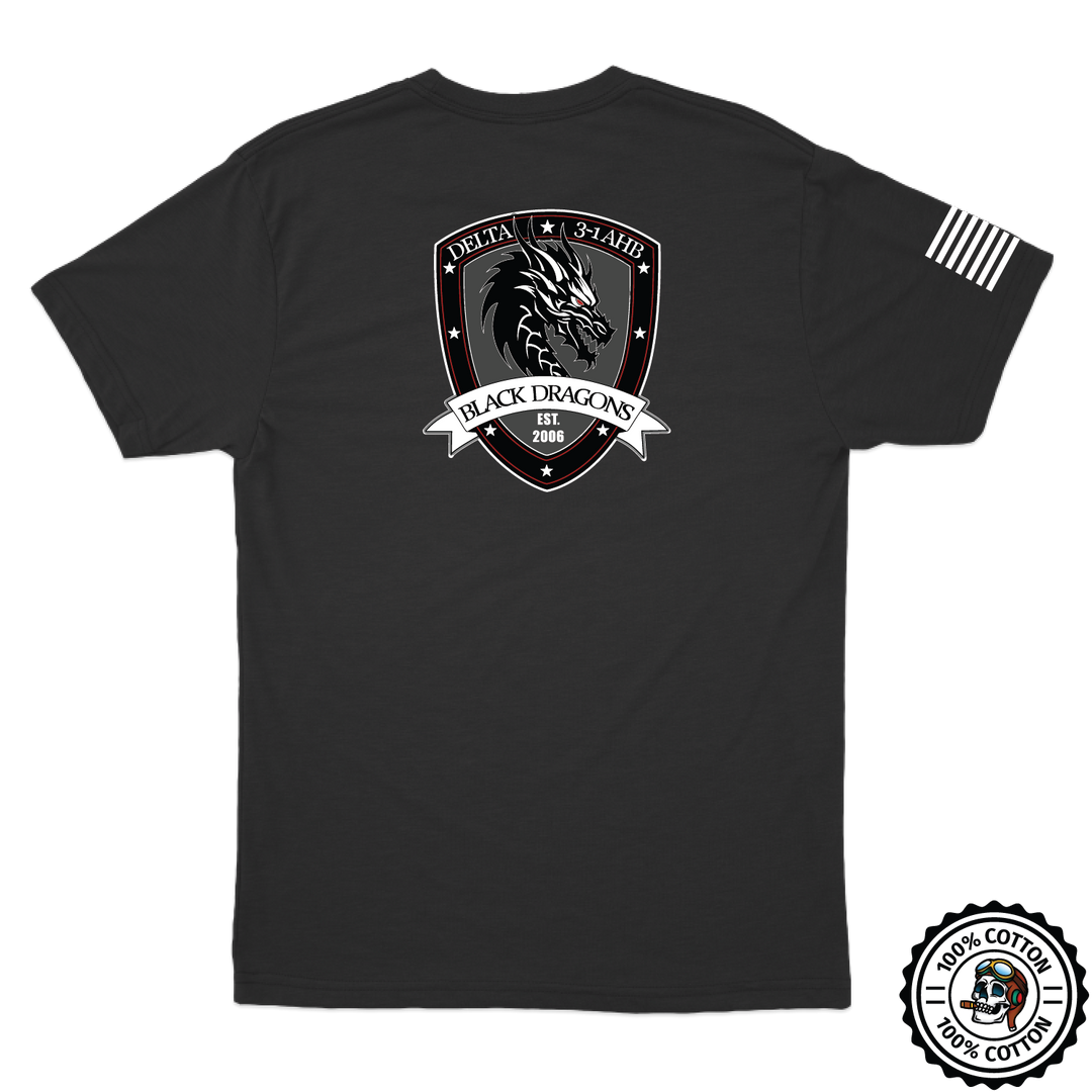 D Co, 3-1 AHB "Black Dragons" T-Shirts