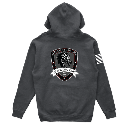 D Co, 3-1 AHB "Black Dragons" Hoodies