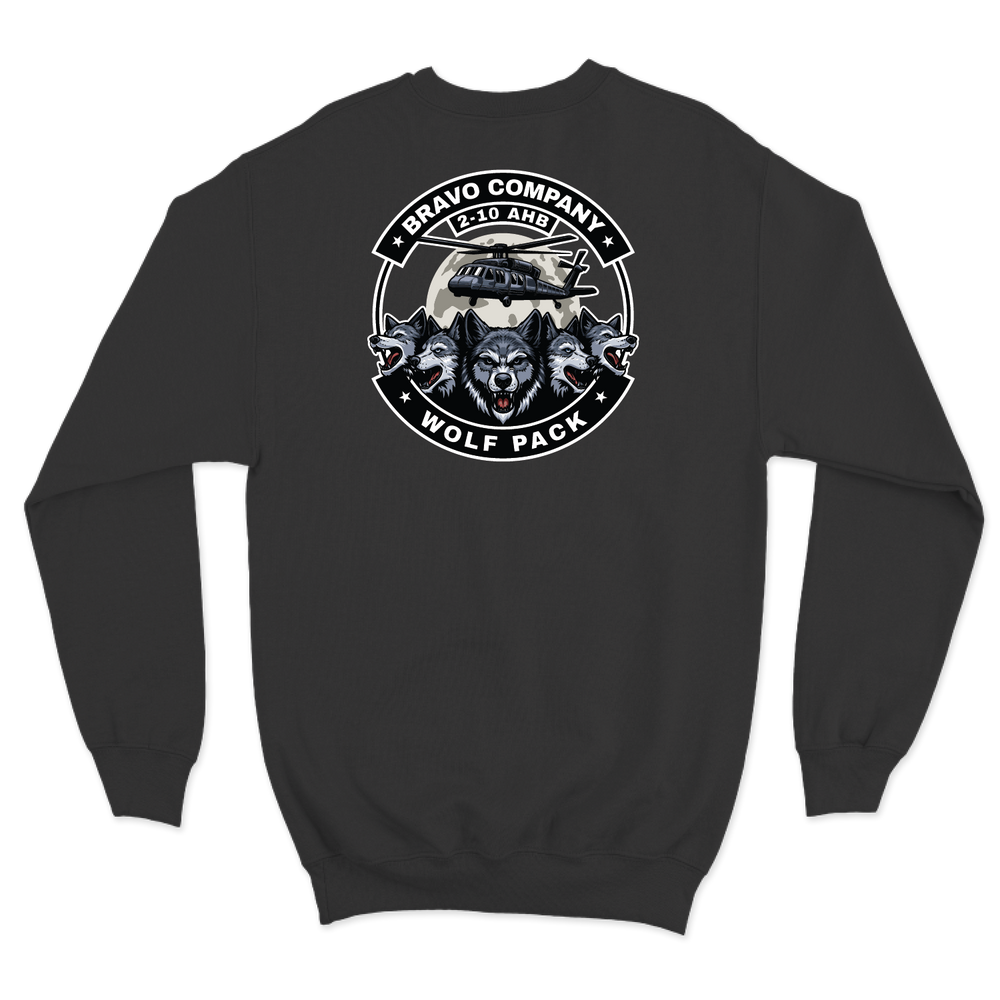 B Co, 2-10 AHB “Wolfpack” 2025 Crewneck Sweatshirt