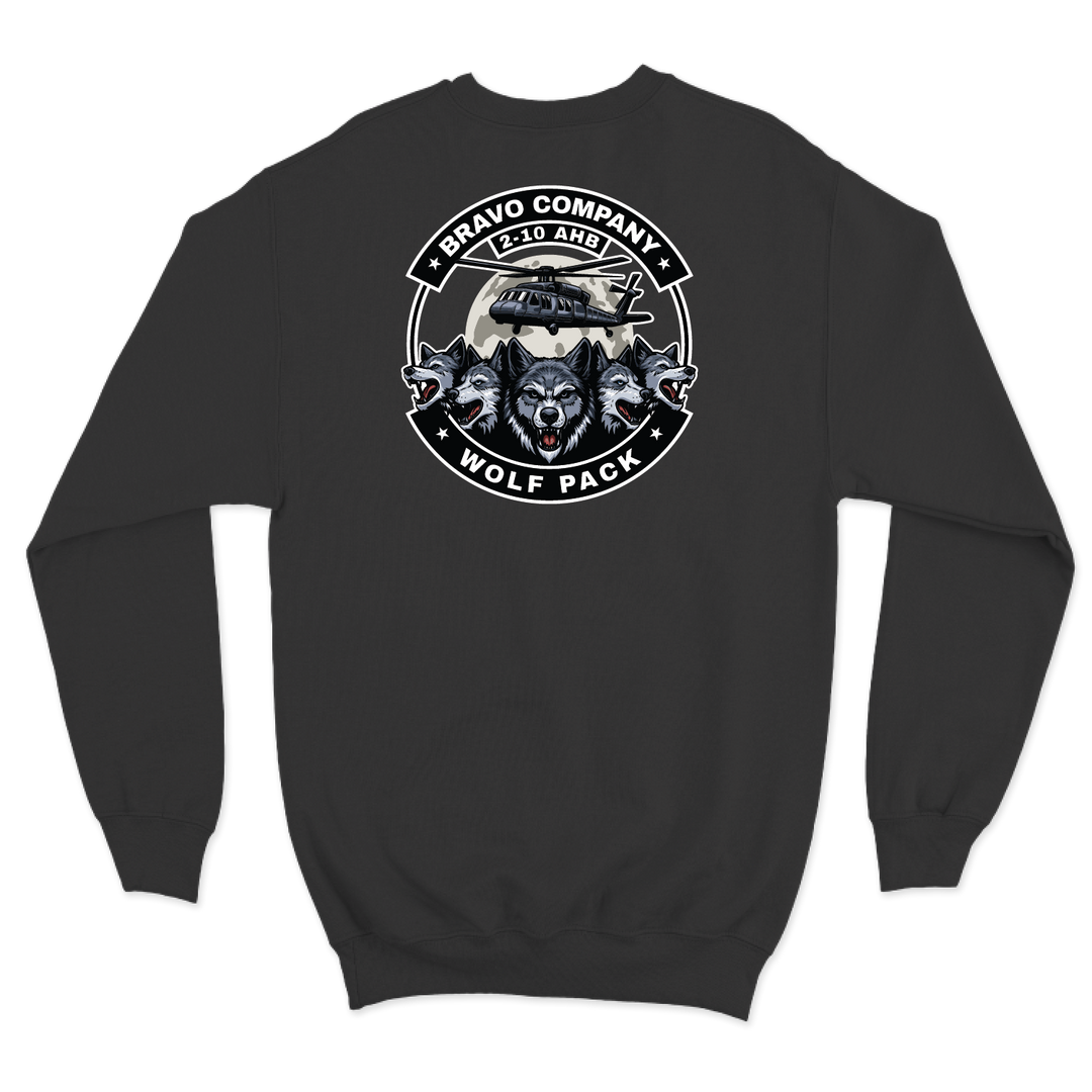 B Co, 2-10 AHB “Wolfpack” 2025 Crewneck Sweatshirt