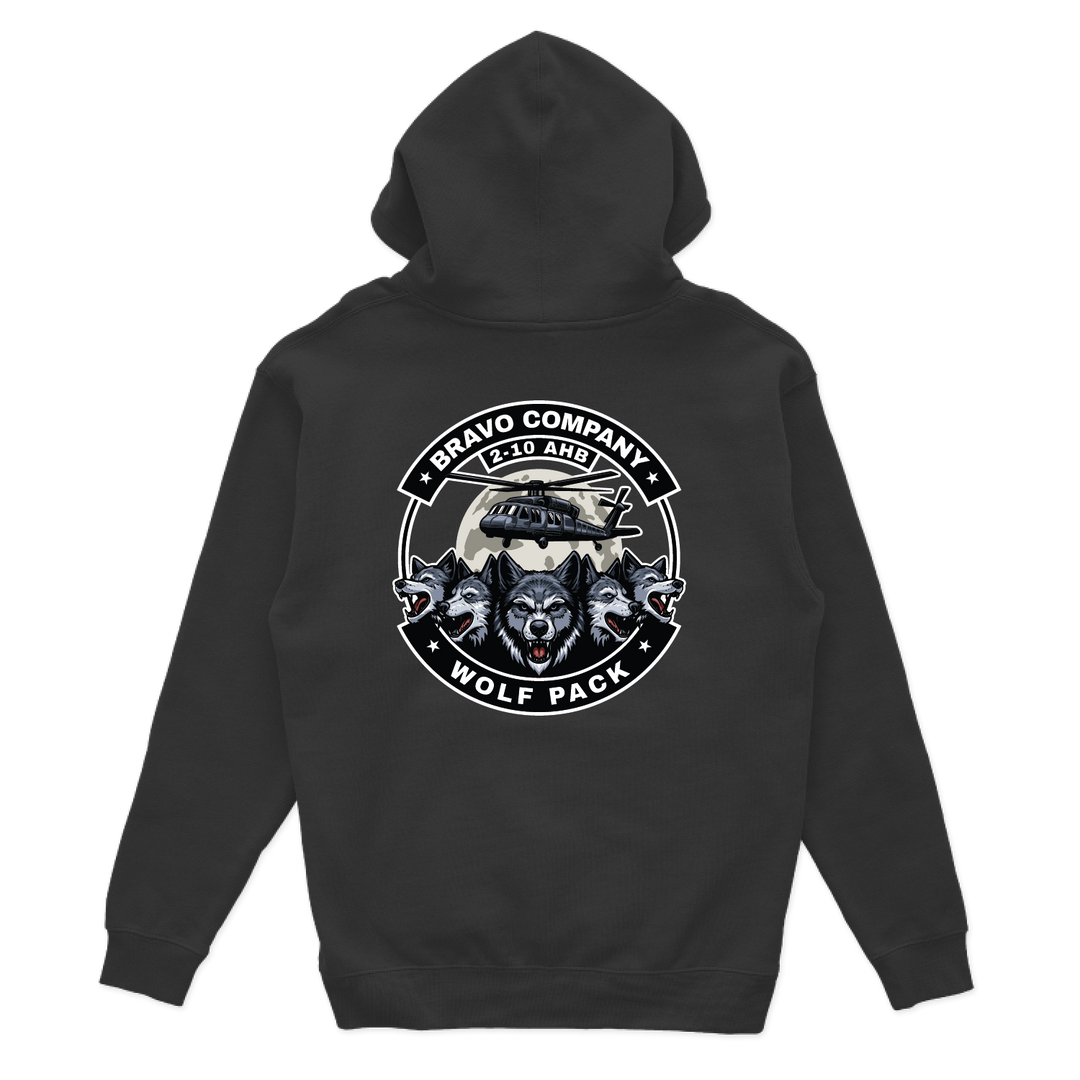 B Co, 2-10 AHB “Wolfpack” 2025 Hoodies