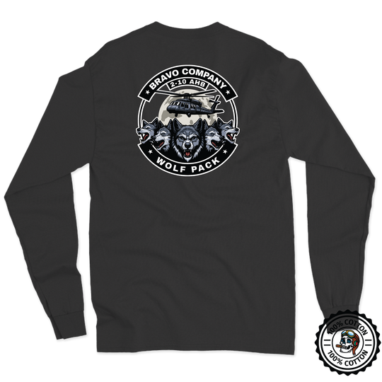 B Co, 2-10 AHB “Wolfpack” 2025 Long Sleeve T-Shirt