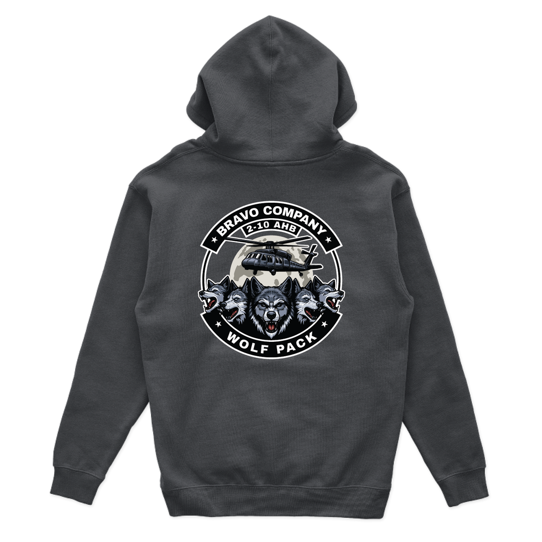 B Co, 2-10 AHB “Wolfpack” 2025 Hoodies