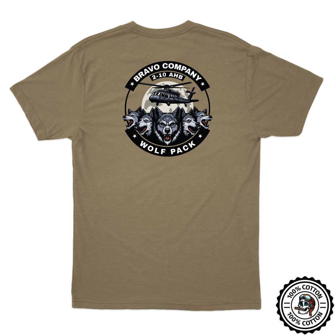B Co, 2-10 AHB “Wolfpack” 2025 Tan T-Shirt
