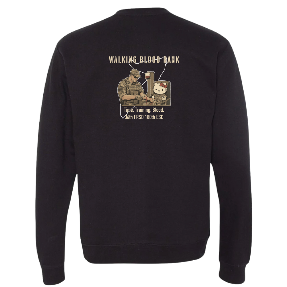 36 FRSD Walking Blood Bank Crewneck Sweatshirt