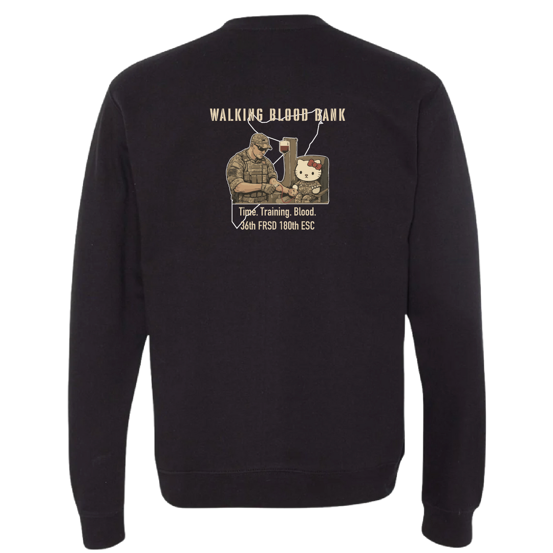 36 FRSD Walking Blood Bank Crewneck Sweatshirt