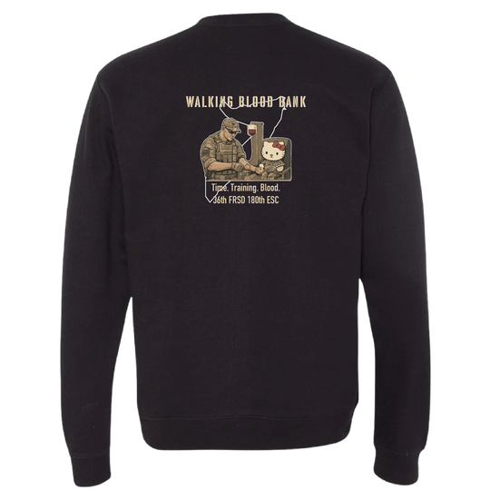 36 FRSD Walking Blood Bank Crewneck Sweatshirt
