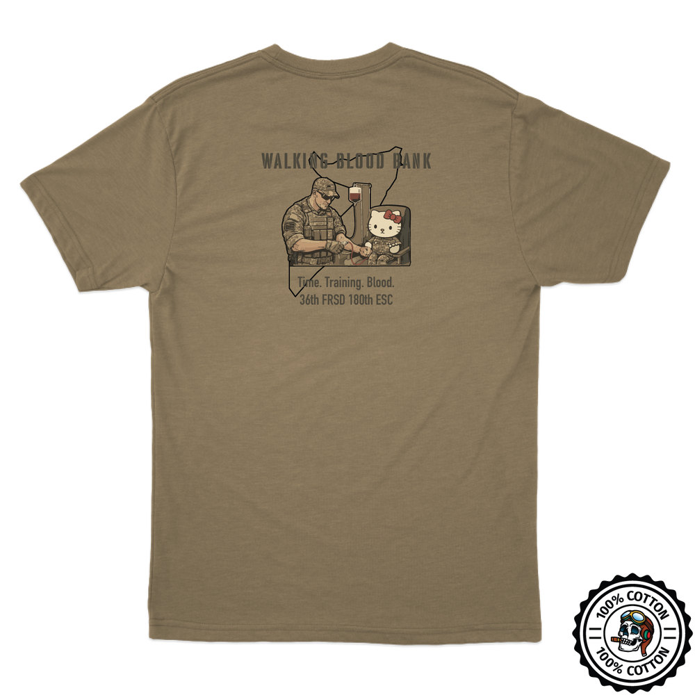 36 FRSD Walking Blood Bank Tan T-Shirt