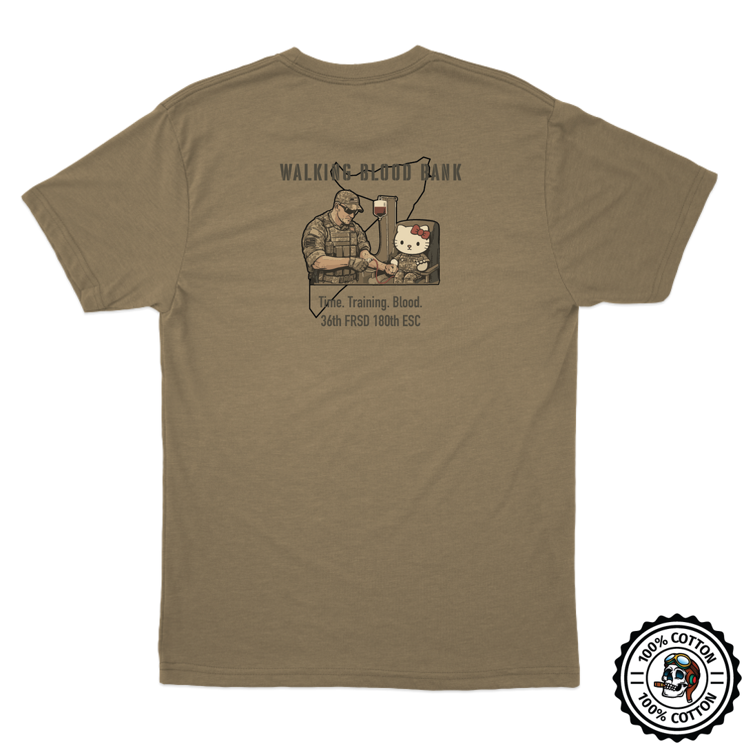 36 FRSD Walking Blood Bank Tan T-Shirt