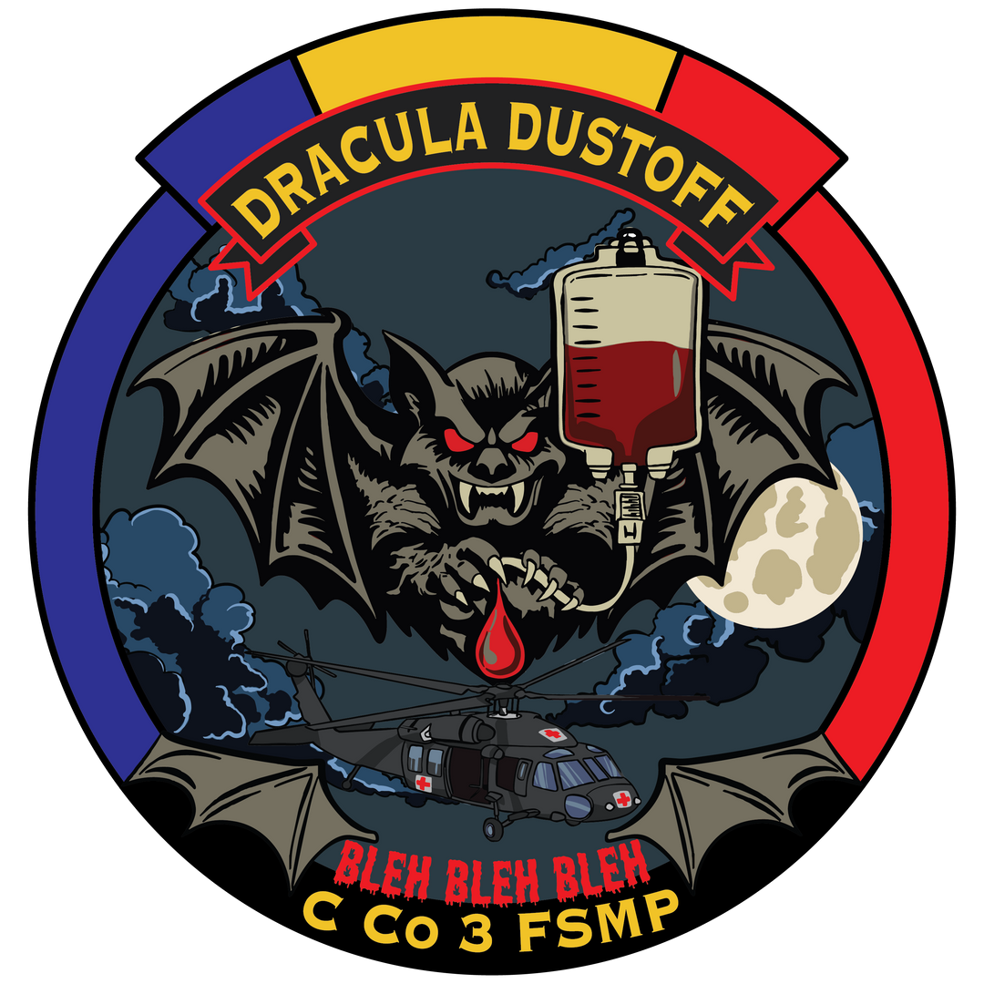 3FSMP, C Co, Dracula Dustoff Stickers