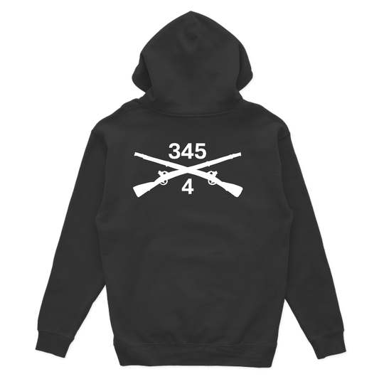 4-345th BN, 1 BDE V2 Hoodies