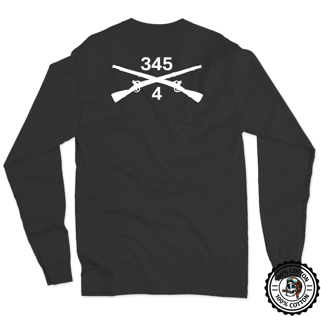 4-345th BN, 1 BDE V2 Long Sleeve T-Shirt