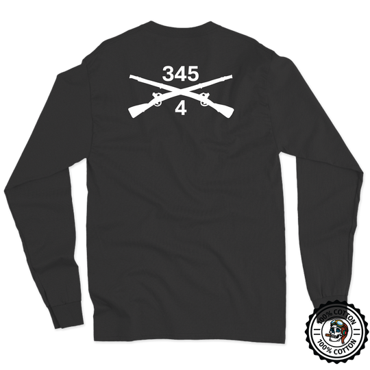 4-345th BN, 1 BDE V2 Long Sleeve T-Shirt