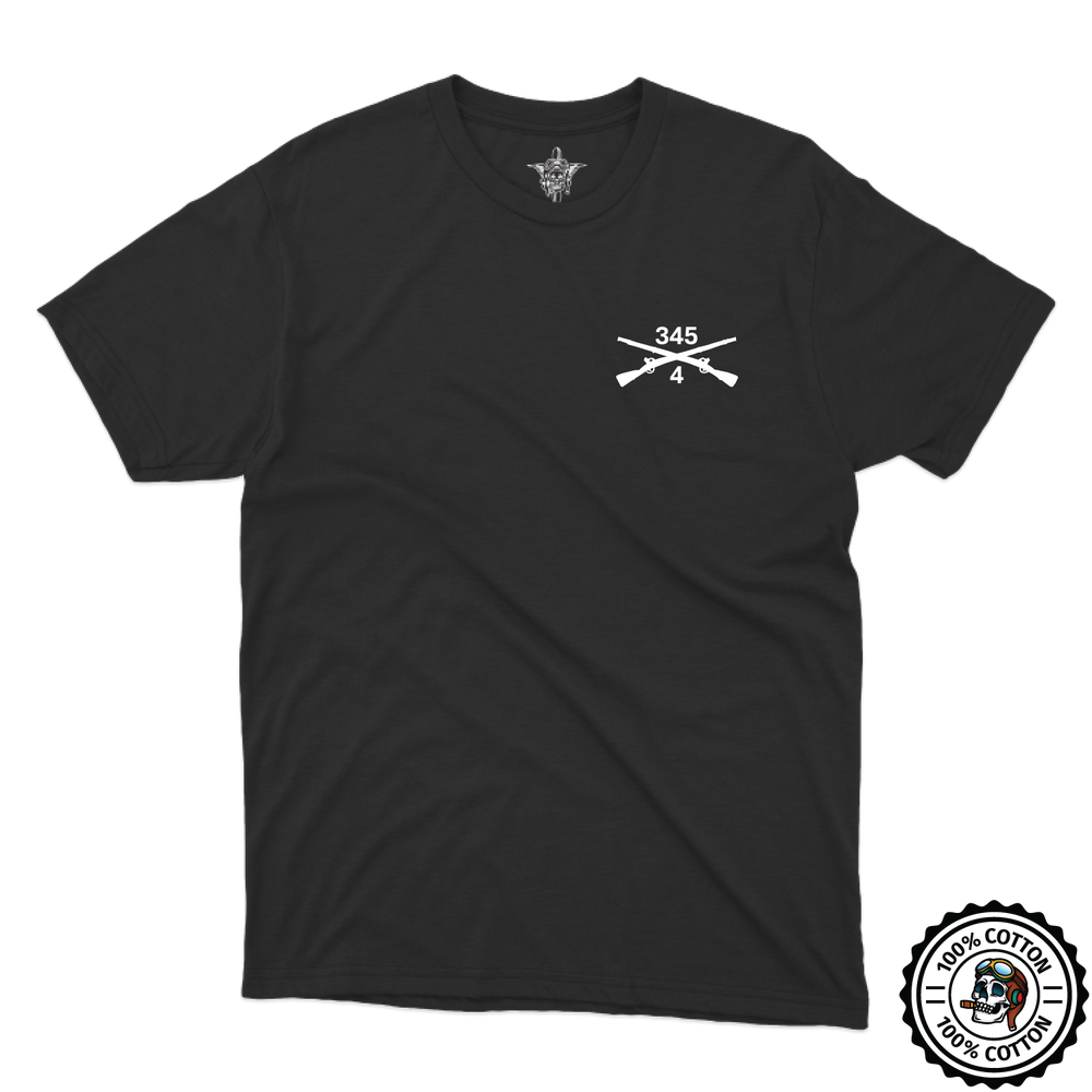4-345th BN, 1 BDE V1 T-Shirts
