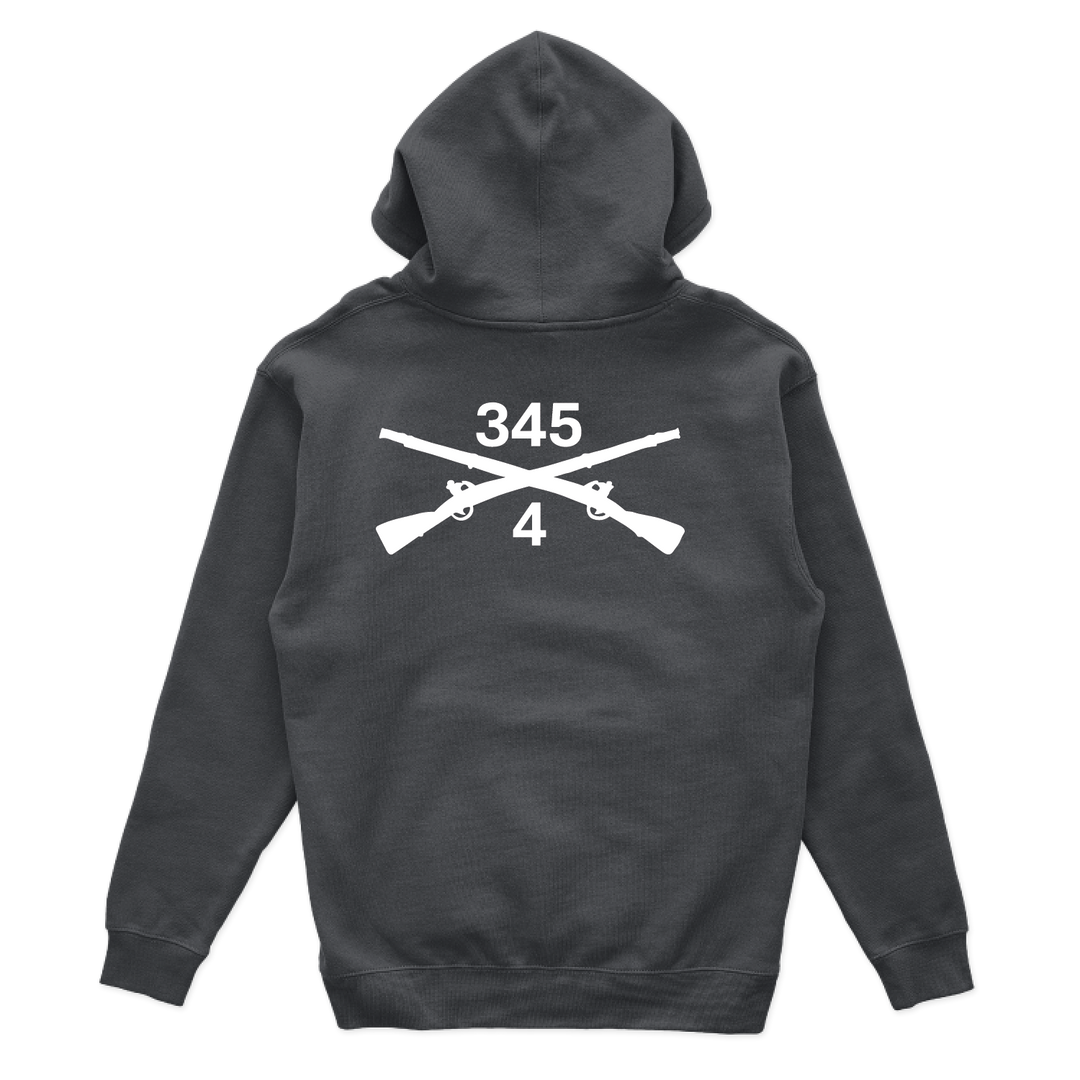 4-345th BN, 1 BDE V2 Hoodies