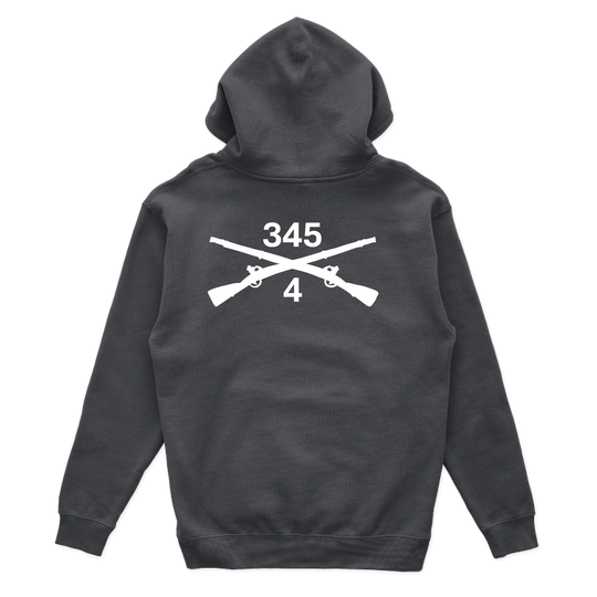 4-345th BN, 1 BDE V2 Hoodies