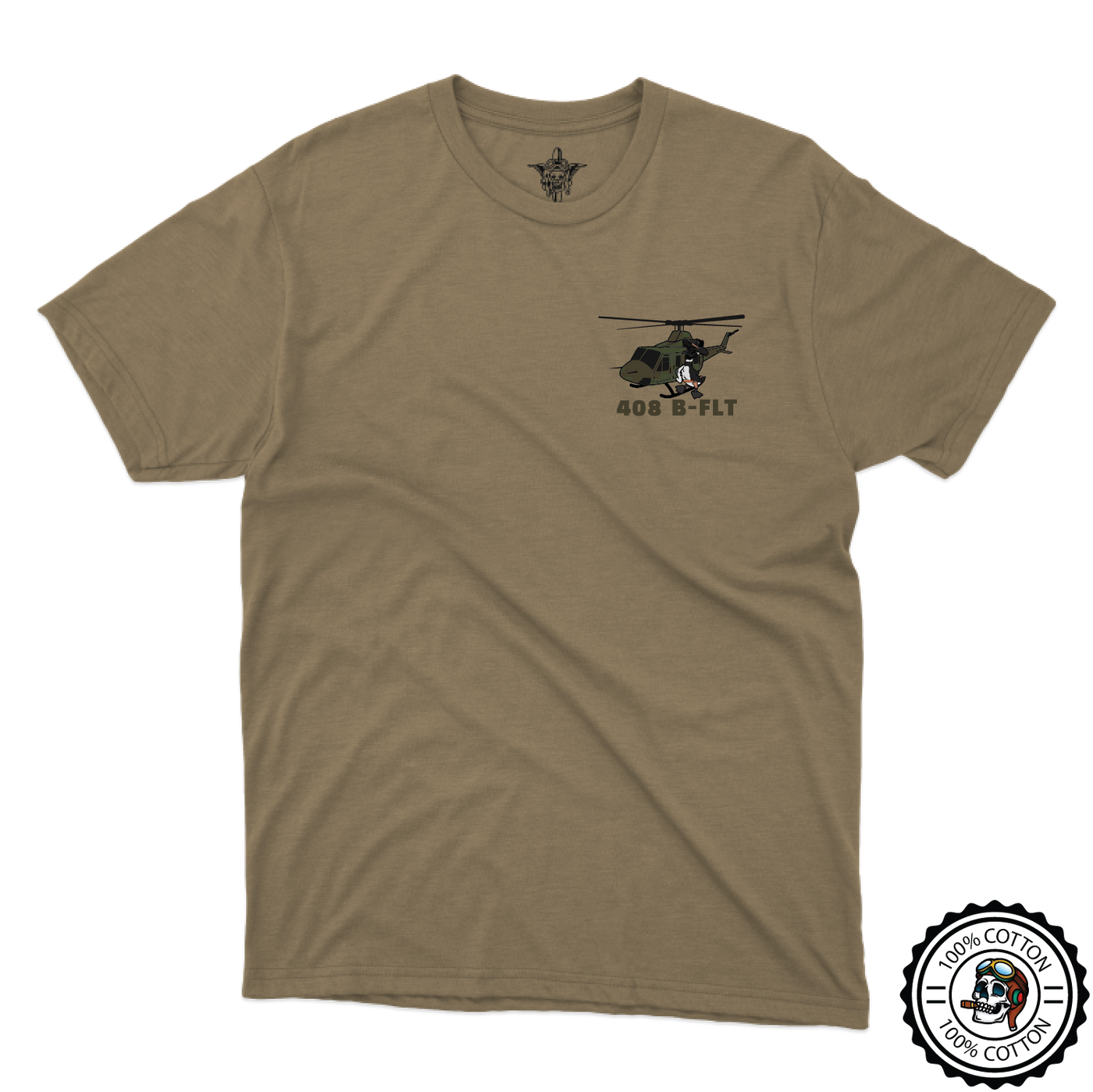 408 Tactical Helicopter Squadron Tan 499 T-Shirt