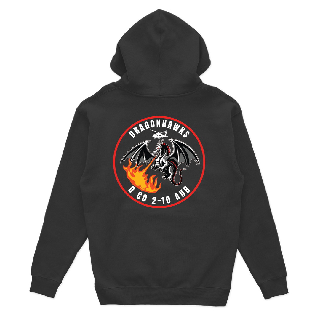 D Co, 2-10 AHB "Dragonhawks" Hoodies
