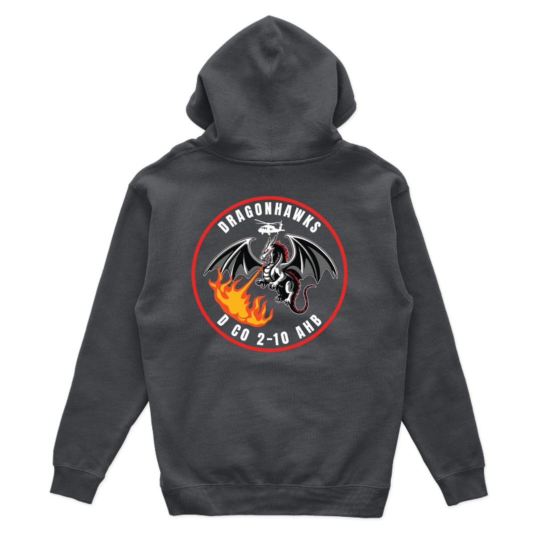 D Co, 2-10 AHB "Dragonhawks" Hoodies