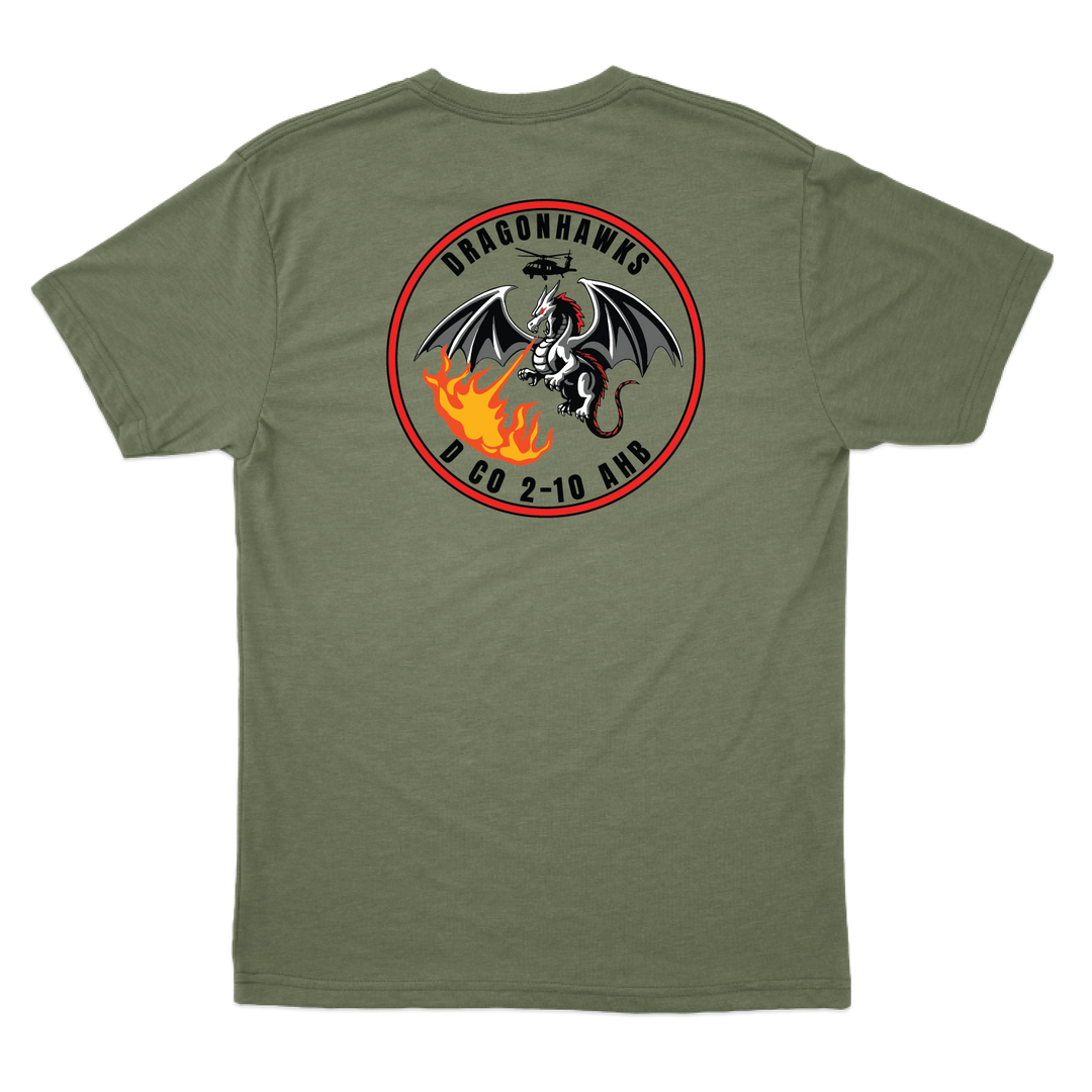 D Co, 2-10 AHB "Dragonhawks" T-Shirts