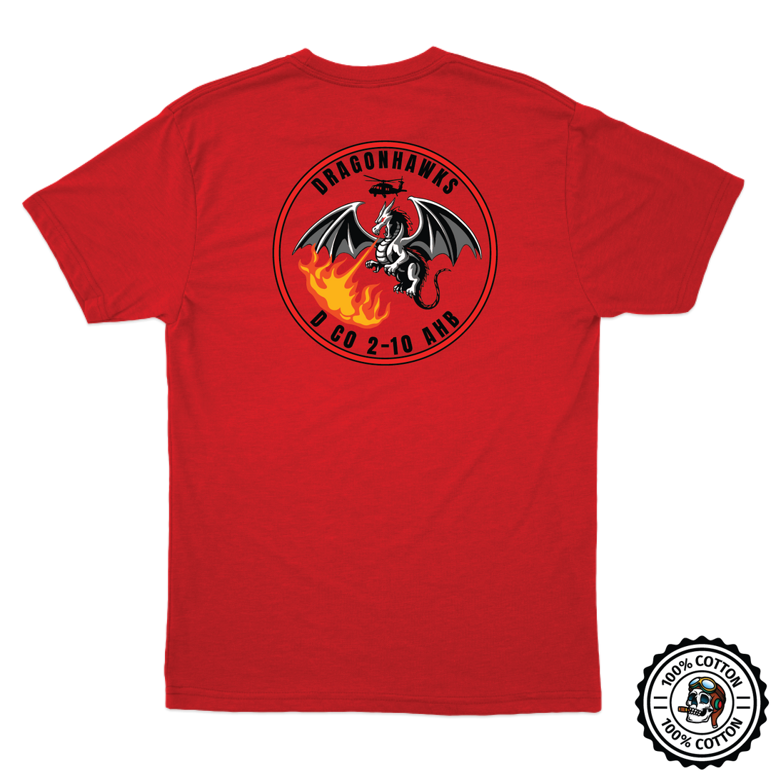 D Co, 2-10 AHB "Dragonhawks" T-Shirts