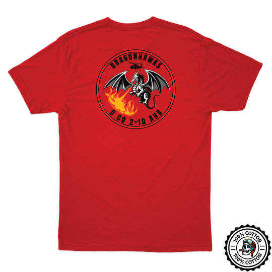 D Co, 2-10 AHB "Dragonhawks" T-Shirts