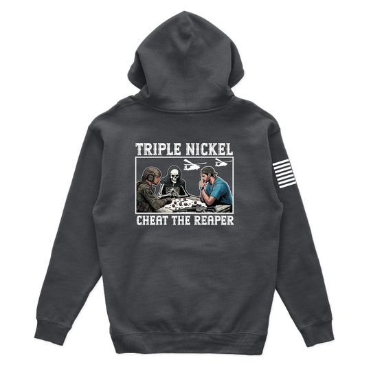 555th FRSD "Triple Nickel" w/Flag Hoodies