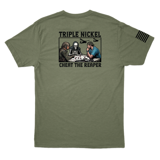 555th FRSD "Triple Nickel" w/Flag T-Shirts