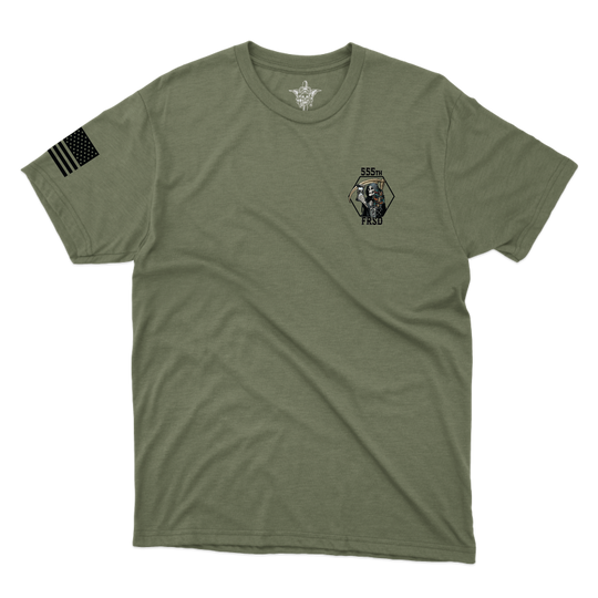 555th FRSD "Triple Nickel" w/Flag T-Shirts