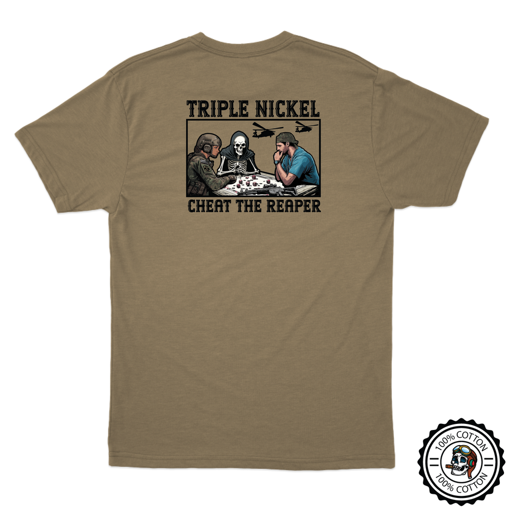 555th FRSD "Triple Nickel" Tan 499 T-Shirt
