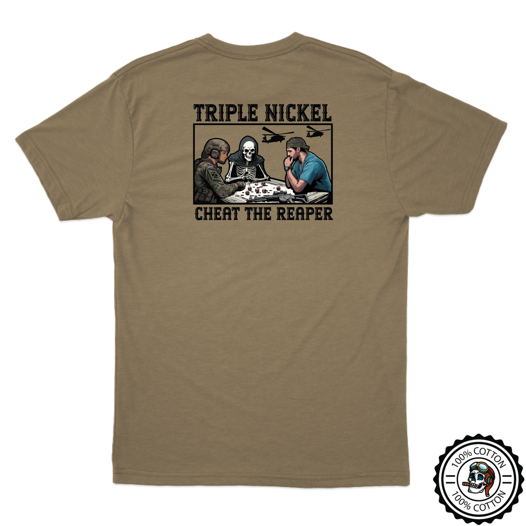 555th FRSD "Triple Nickel" Tan 499 T-Shirt