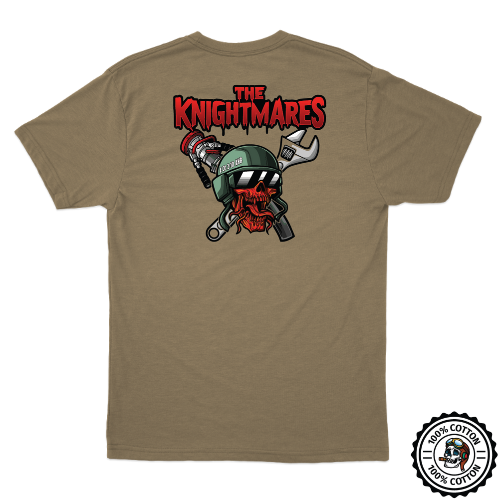 E Co, 2-10 AHB "Knightmares" Tan T-Shirt